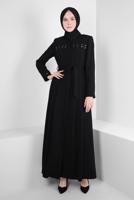 Hijab clothing BLACK T 10829 ALVİNA FARAH 6288 PARDESÜ 38/46 TEK42