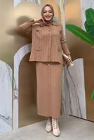 Vêtements hijab TABA COSTUME EN TRICOT JUPE T 60332