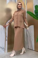 Vêtements hijab TABA COSTUME EN TRICOT JUPE T 60332