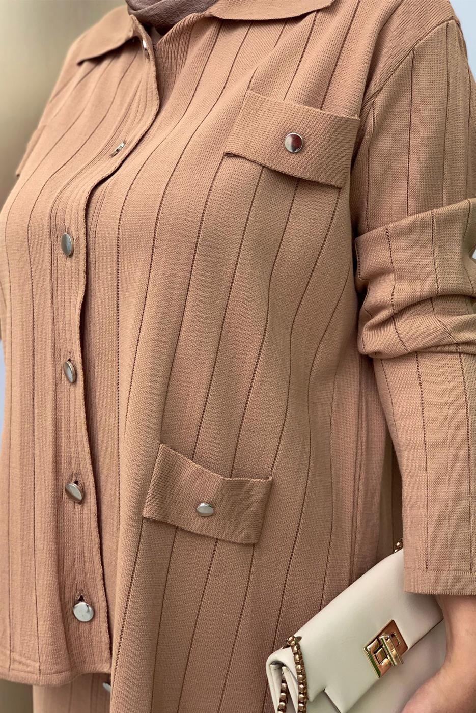 Vêtements hijab TABA COSTUME EN TRICOT JUPE T 60332