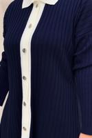 Tesettür giyim LACİVERT PANTOLONLU TRİKO TAKIM T 20332