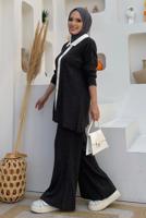Vêtements hijab GRIS COSTUME PANTALON EN TRICOT T 20332