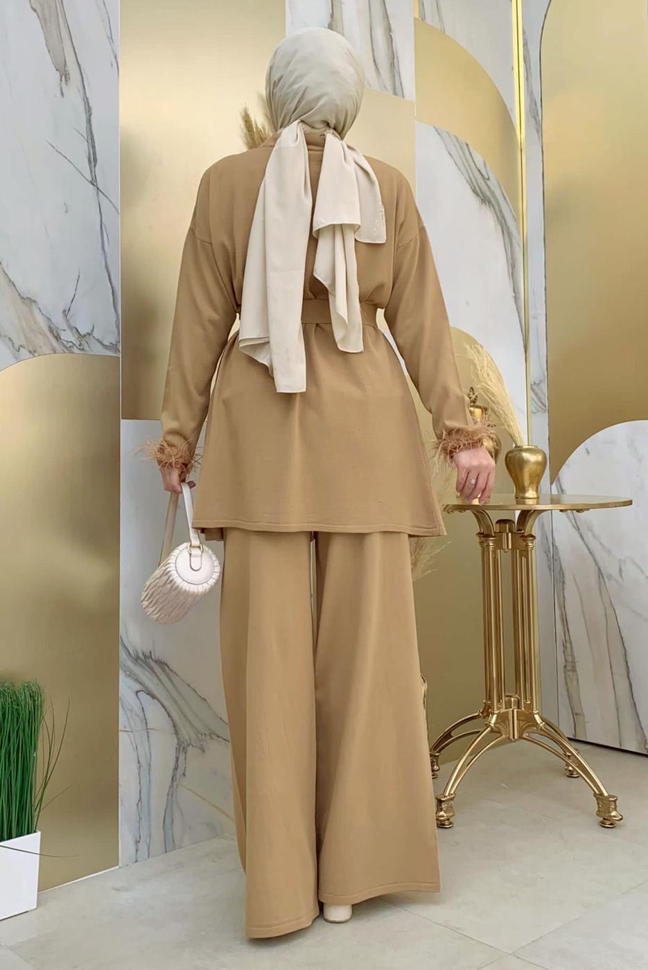 Vêtements hijab TABA COSTUME PANTALON CEINTURE T 20432