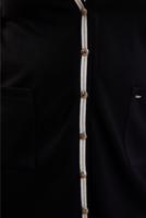 Tesettür giyim SİYAH ALVİNA BÜYÜK BEDEN PANTOLONLU TAKIM T 20486