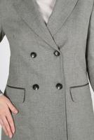 Tesettür giyim HAKİ ALVİNA KRUVAZE YAKA PANTOLONLU TAKIM T 30400