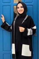 Tesettür giyim SİYAH PANTOLONLU TRİKO TAKIM T 61222