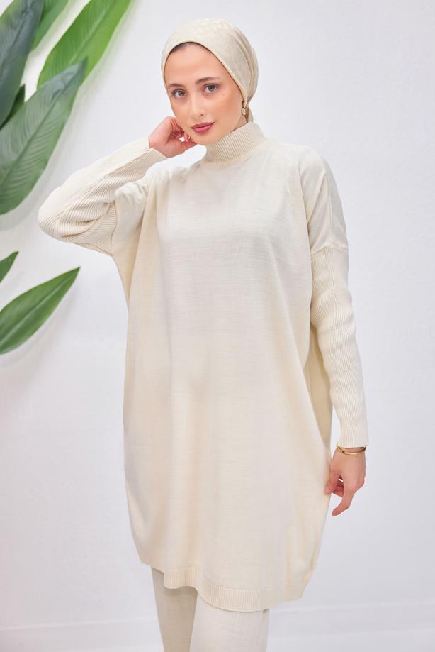 Vêtements hijab BEIGE COSTUME PANTALON T 6508 - TRENDTESETTÜR