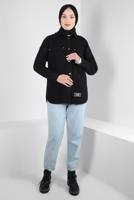 Vêtements hijab NOIR CHEMISE EN JEAN T 0501