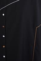 Hijab clothing BLACK ALVINA SHIRT COLLAR TUNIC T 44209