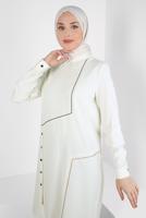 Hijab clothing CREAM ALVINA SHIRT COLLAR TUNIC T 44209
