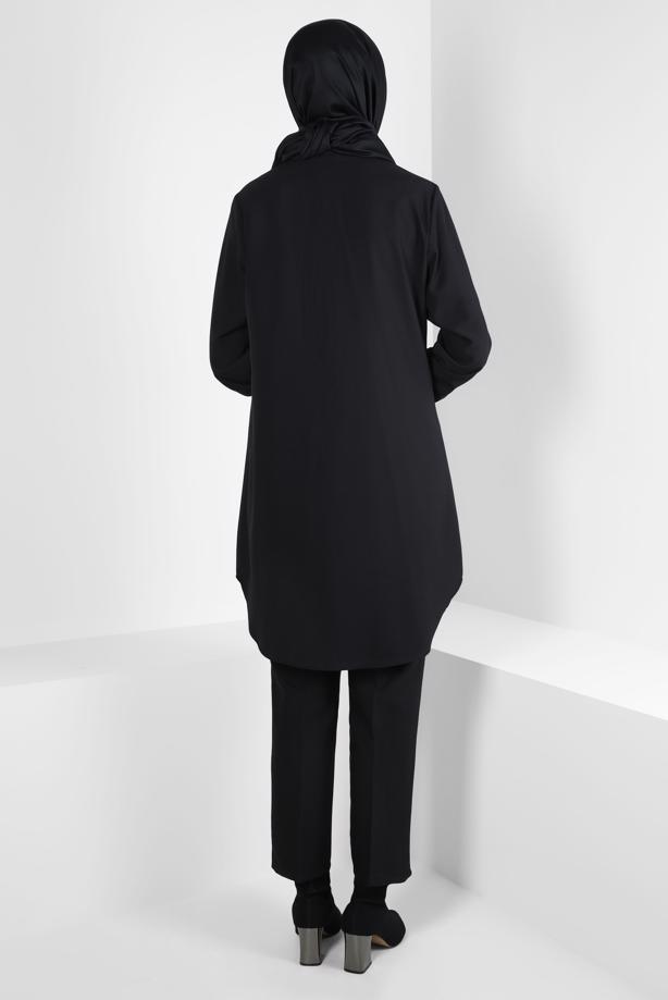 Tesettür giyim SİYAH T 44344 ALVİNA 43771 TUNİK 40-48 TEK 38 - TRENDTESETTÜR