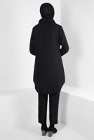 Tesettür giyim SİYAH T 44344 ALVİNA 43771 TUNİK 40-48 TEK 38