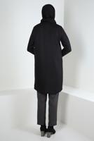 Hijab clothing BLACK T 44355 ALVİNA G-1103 TUNİK 38-46 TEK 40