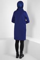 Hijab clothing NAVY BLUE T 44355 ALVİNA G-1103 TUNİK 38-46 TEK 40