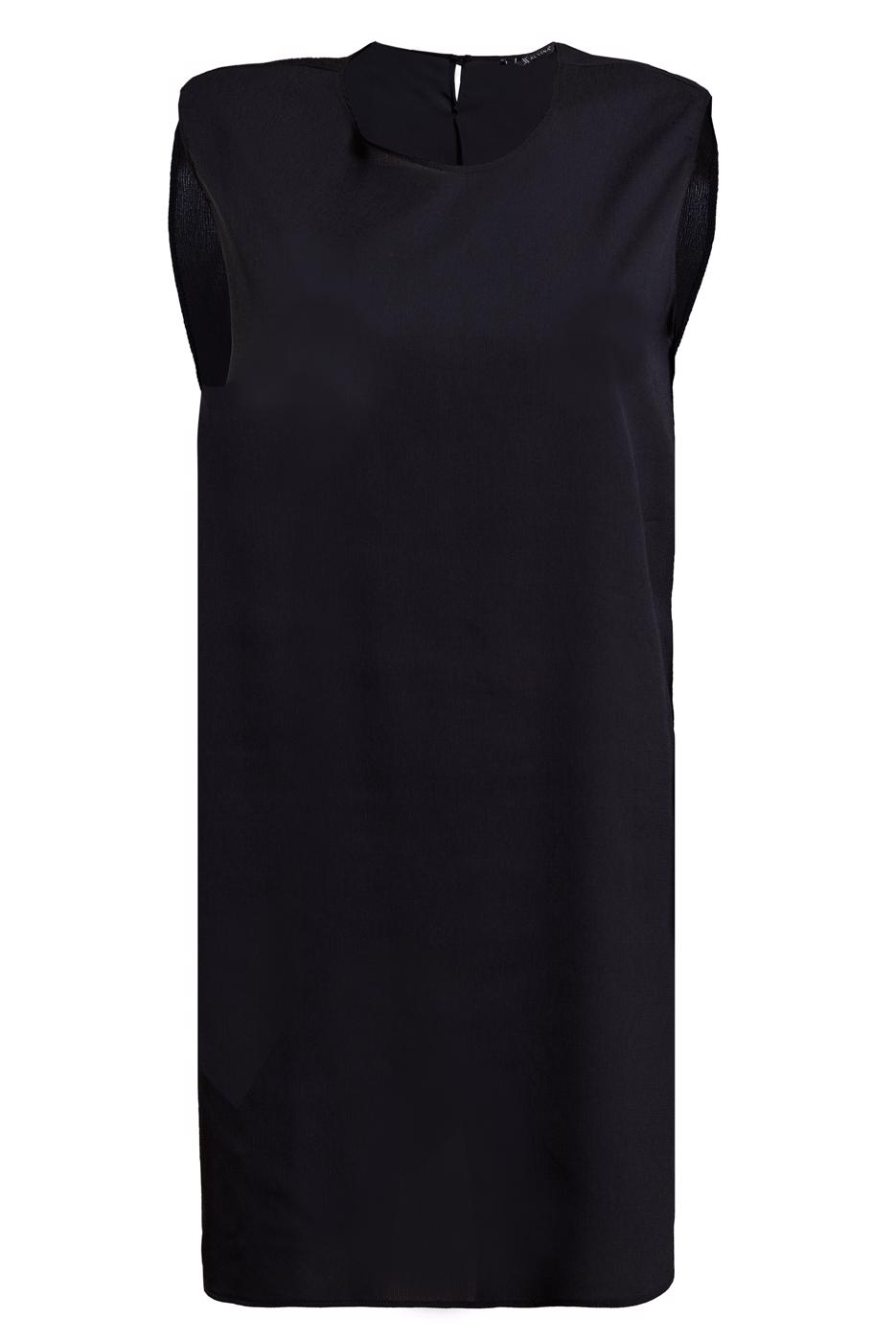 Tesettür giyim SİYAH  ALVİNA KOLSUZ İÇ TUNİK T 4485