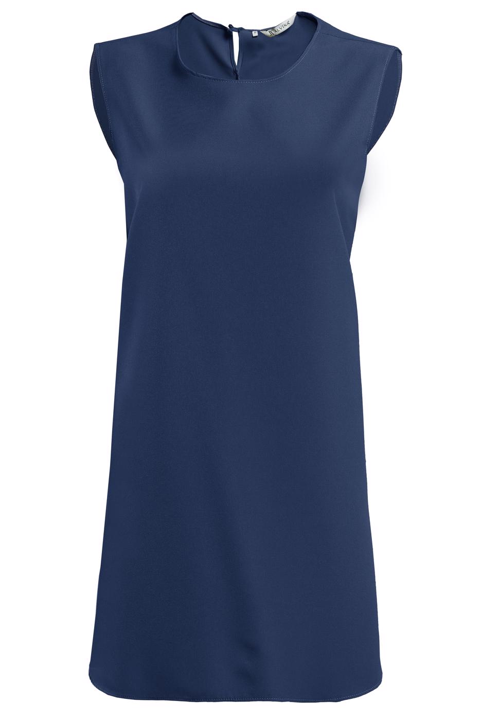 Tesettür giyim LACİVERT  ALVİNA KOLSUZ İÇ TUNİK T 4485