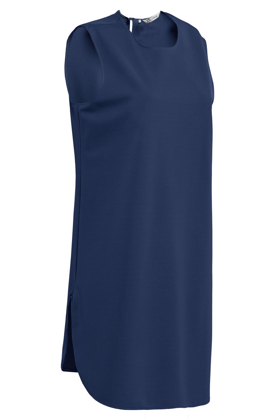 Tesettür giyim LACİVERT  ALVİNA KOLSUZ İÇ TUNİK T 4485