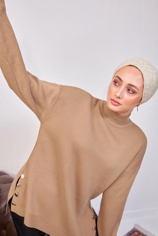 Vêtements hijab  KNITWEAR TUNIC T 4808 - TRENDTESETTÜR