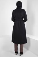Hijab clothing BLACK T 10838 ALVİNA 17137 TRENÇKOT 38/46 TEK42