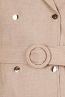 Hijab clothing BEIGE T 10838 ALVİNA 17137 TRENÇKOT 38/46 TEK42