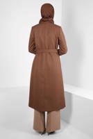 Hijab clothing TABA T 10838 ALVİNA 17137 TRENÇKOT 38/46 TEK42