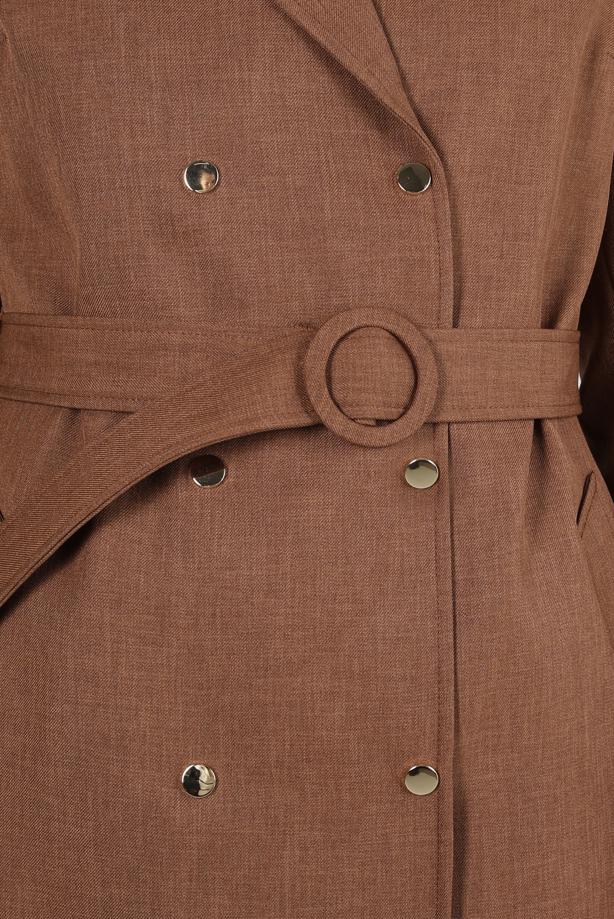 Hijab clothing TABA T 10838 ALVİNA 17137 TRENÇKOT 38/46 TEK42 - TRENDTESETTÜR