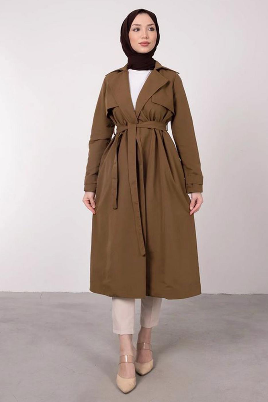 Vêtements hijab TABA VESTE AVEC DÉTAIL DE POCHE T 1331