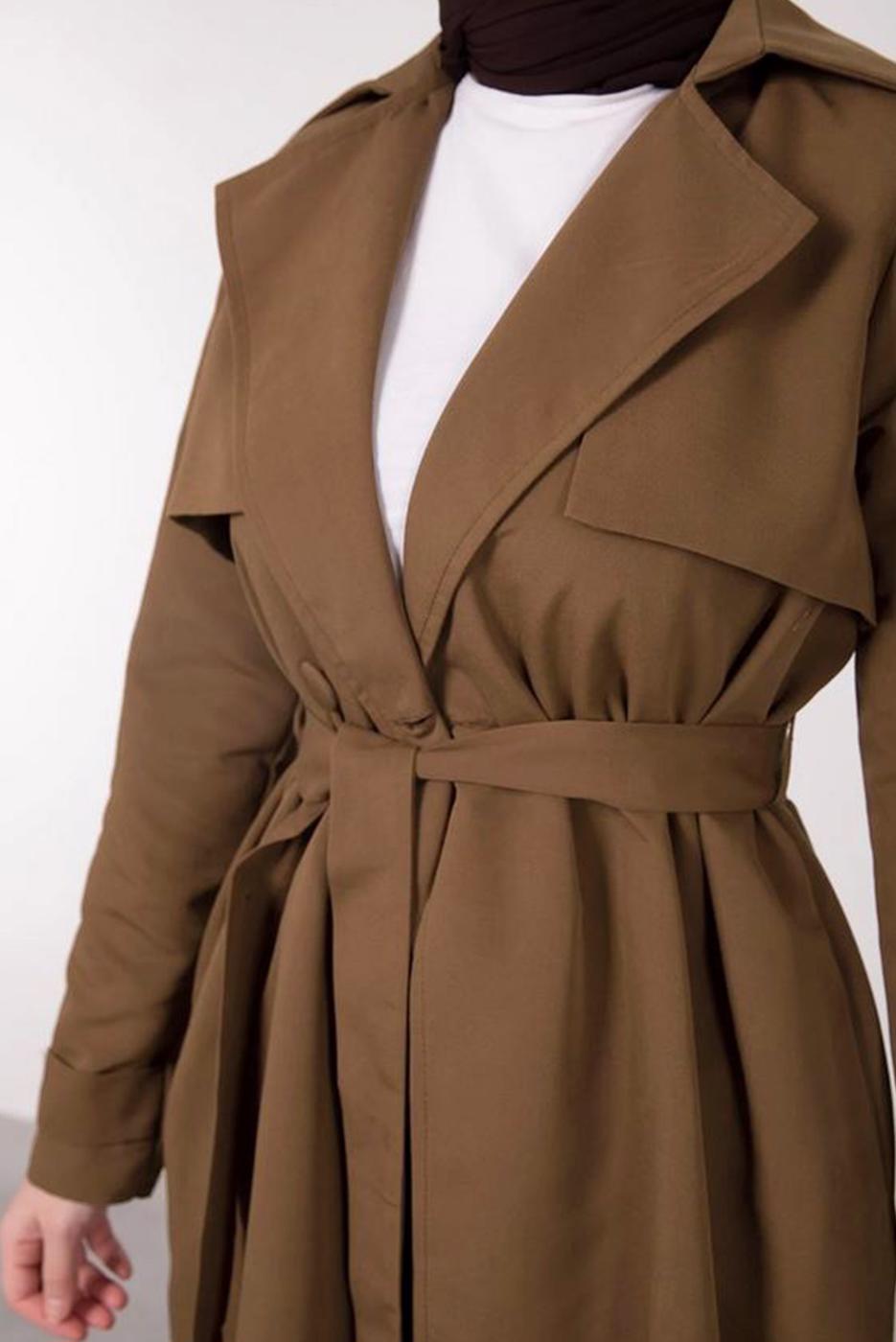 Vêtements hijab TABA VESTE AVEC DÉTAIL DE POCHE T 1331