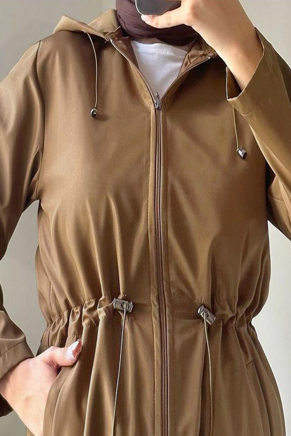 Vêtements hijab TABA VESTE À CAPUCHE T 1495