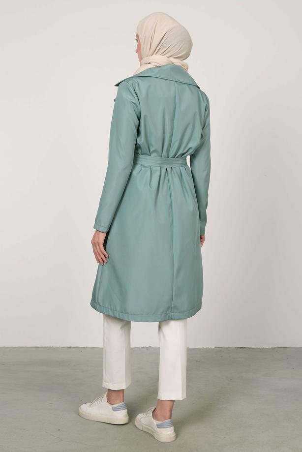 BELTED TRENCH COAT T 7395 | TRENDTESETTÜR