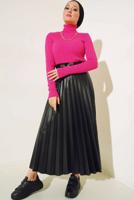 Vêtements hijab FUCHSIA BODY TRICOT COL ROULÉ T 0485