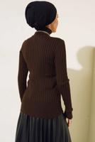 Vêtements hijab BRUN BODY TRICOT COL ROULÉ T 0485