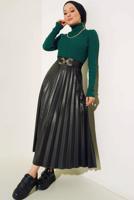 Hijab clothing GREEN TURTLENECK KNITWEAR BODY T 0485