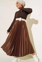 Tesettür giyim KAHVE TRİKO KAZAK T 3105