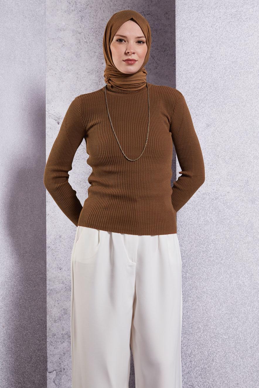 Hijab clothing TABA TURTLENECK KNITWEAR SWEATER T 6408