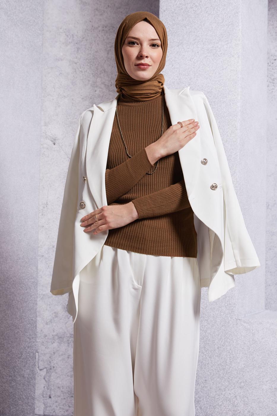 Hijab clothing TABA TURTLENECK KNITWEAR SWEATER T 6408