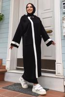 Hijab clothing BLACK SALAS KNITWEAR CARDIGAN T 80332