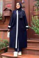 Hijab clothing NAVY BLUE SALAS KNITWEAR CARDIGAN T 80332