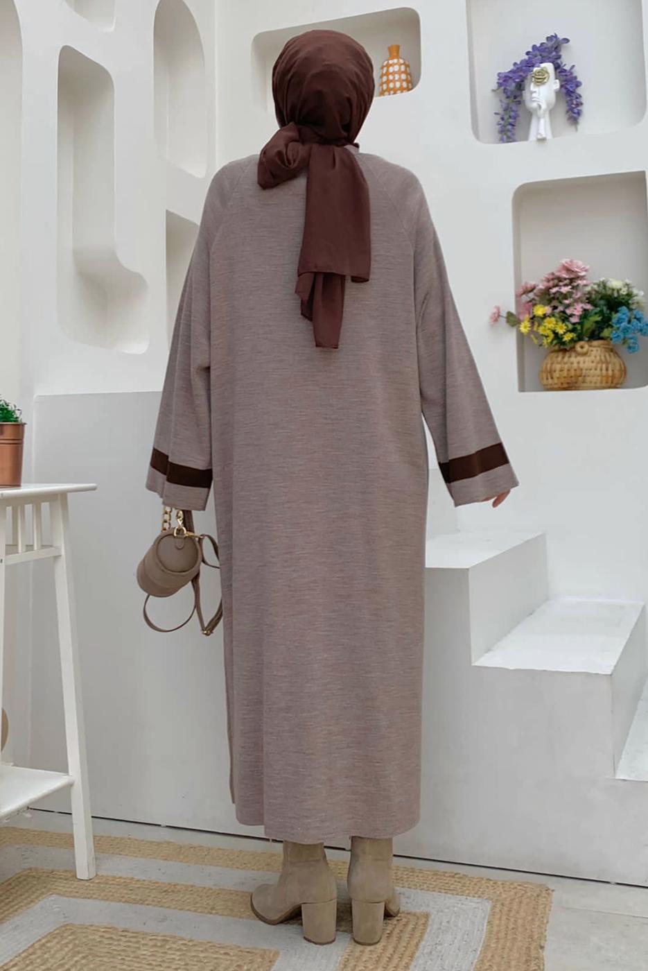 Hijab clothing MINK SALAS KNITWEAR CARDIGAN T 80332