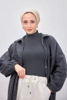 Vêtements hijab GRIS PULL SANS MANCHES T 8253