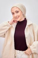 Hijab clothing PLUM SLEEVELESS SWEATER T 8253