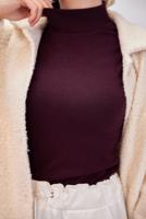 Hijab clothing PLUM SLEEVELESS SWEATER T 8253