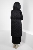 Hijab clothing BLACK T 90441 ALVİNA NEW SAFİR YELEK 38/44