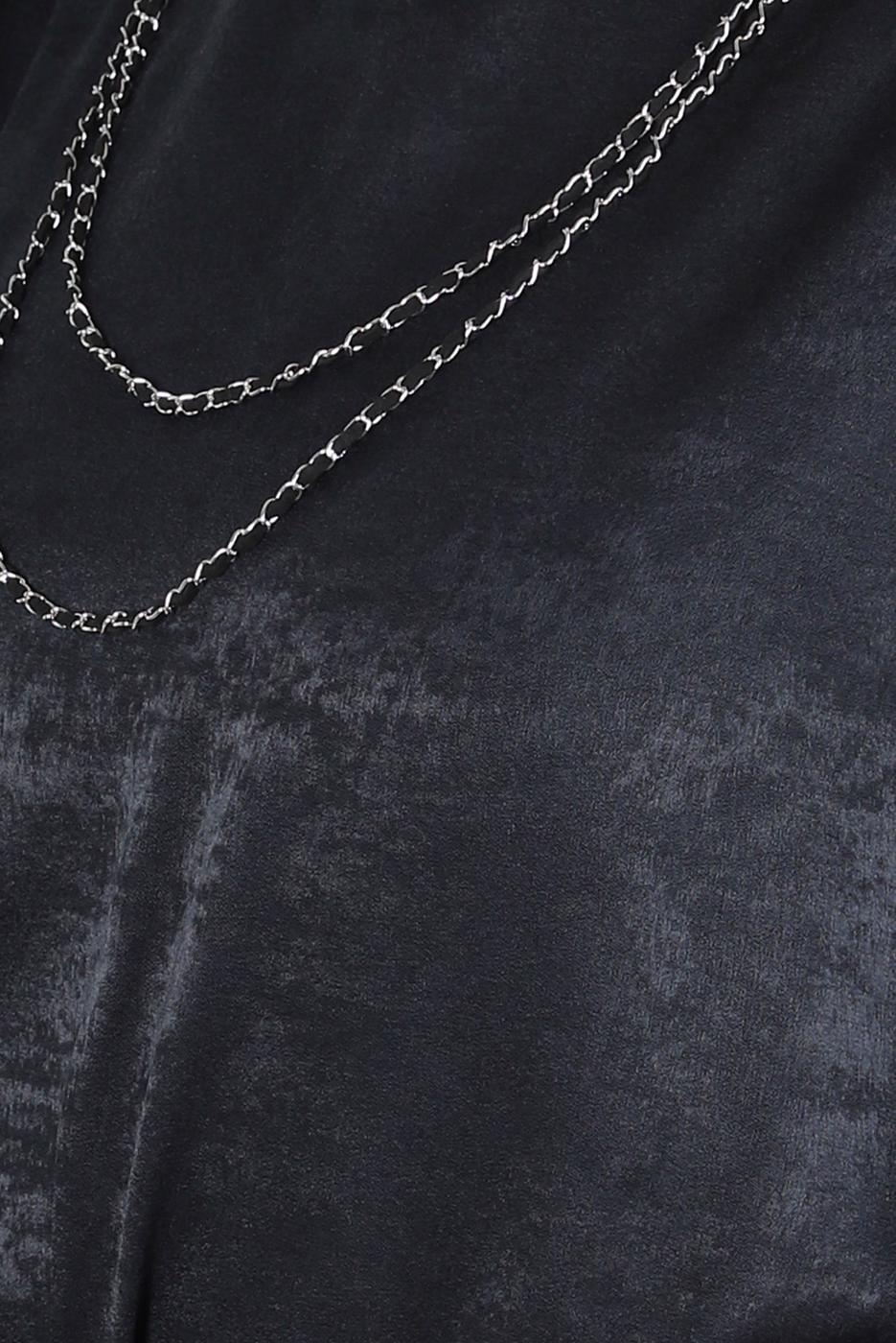 Hijab clothing BLACK T 44309 ALVİNA NELLA TUNİK 40/48 TEK38