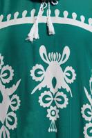 Vêtements hijab CRÈME ROBE MODESTE À MOTIFS T 5232