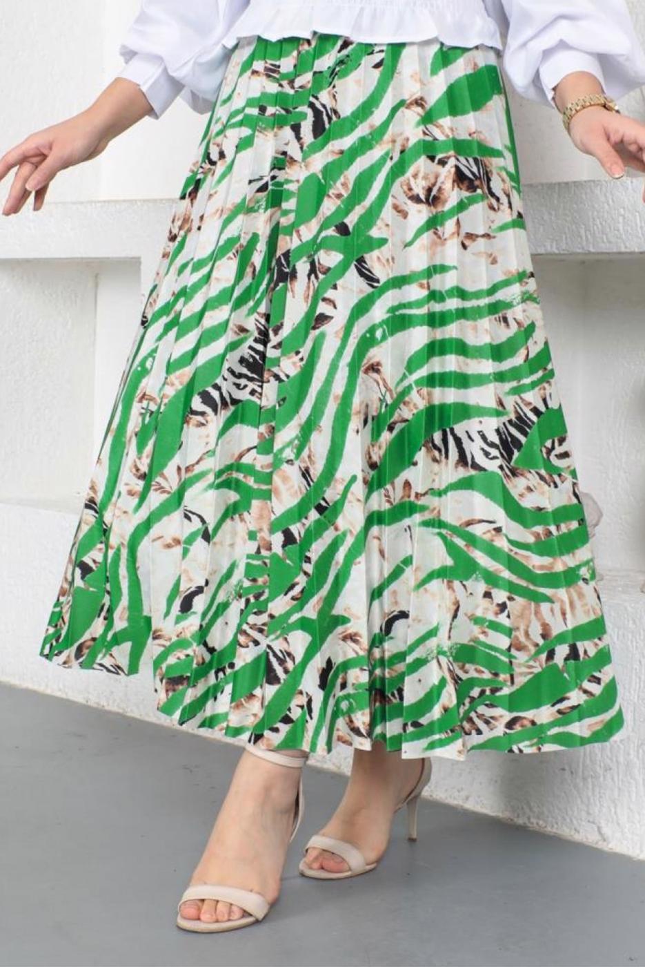 Vêtements hijab VERT JUPE À MOTIFS T 5245