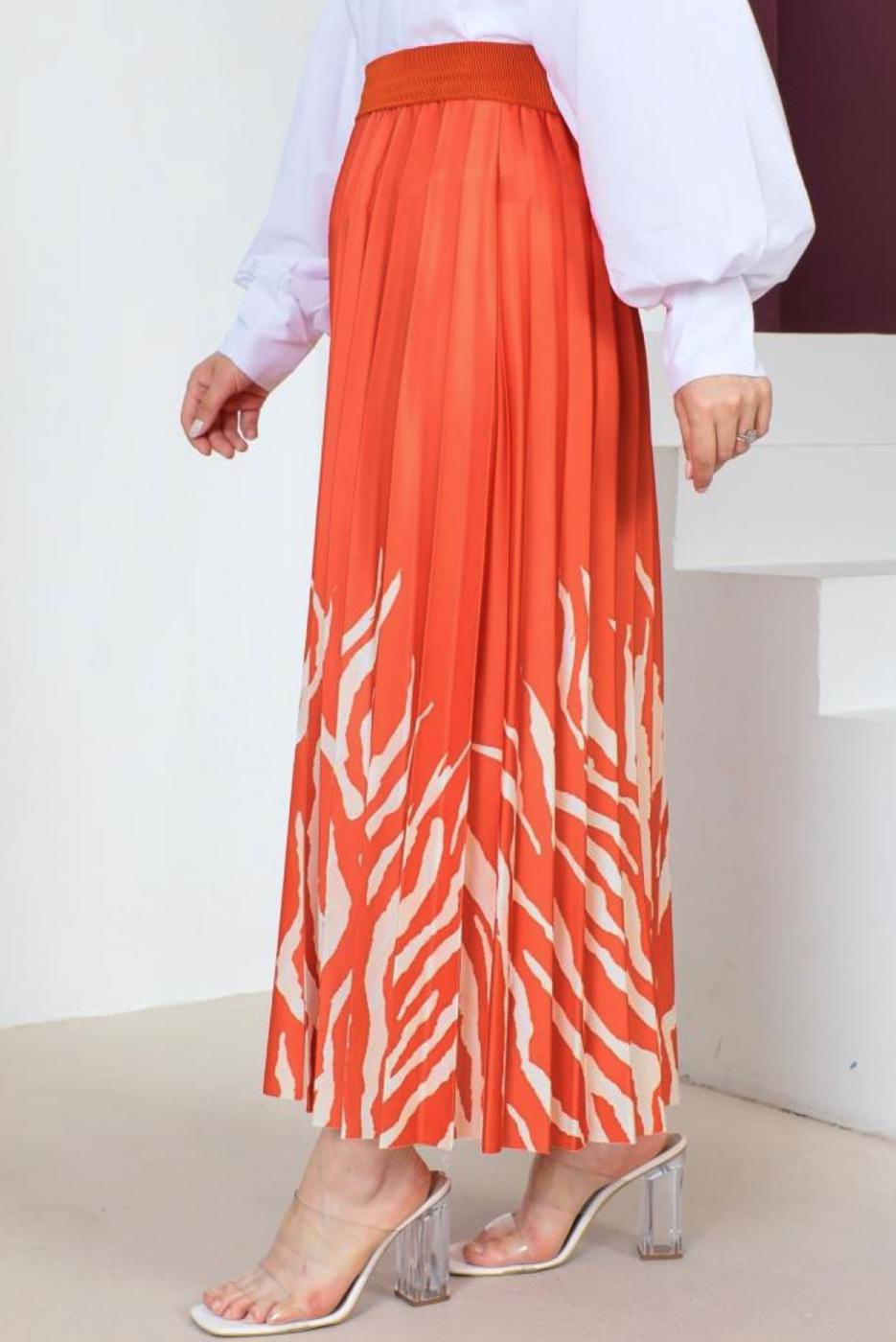 Vêtements hijab VERMILION JUPE À MOTIFS T 6554