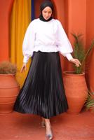 Vêtements hijab NOIR JUPE PLISSÉE T 9831