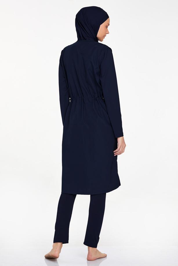 Vêtements hijab BLEU MARINE MAILLOT DE BAIN HIJAB GRANDE TAILLE T 1250-1 - TRENDTESETTÜR