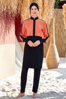 Tesettür giyim SİYAH TESETTÜR MAYO T 4573